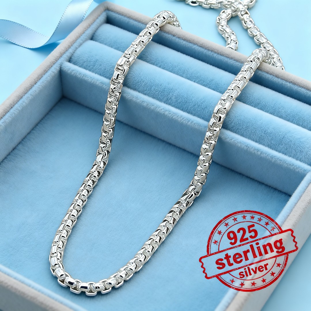 Cuban Link Chain 12Mm - Großhandel 925 Sterling Silber Runde Kastenkette