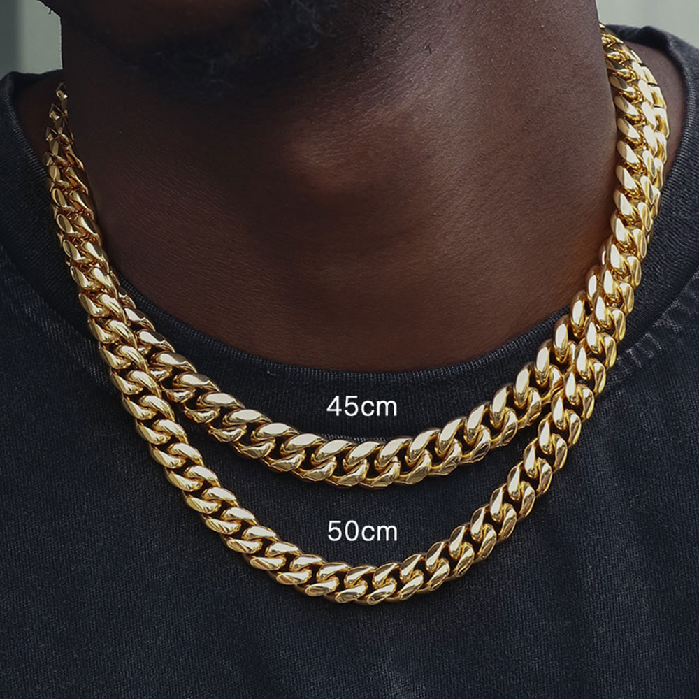 12 mm Miami Herren-Halskette m – Cuban Link Chain 12Mm Bewertung und Preis