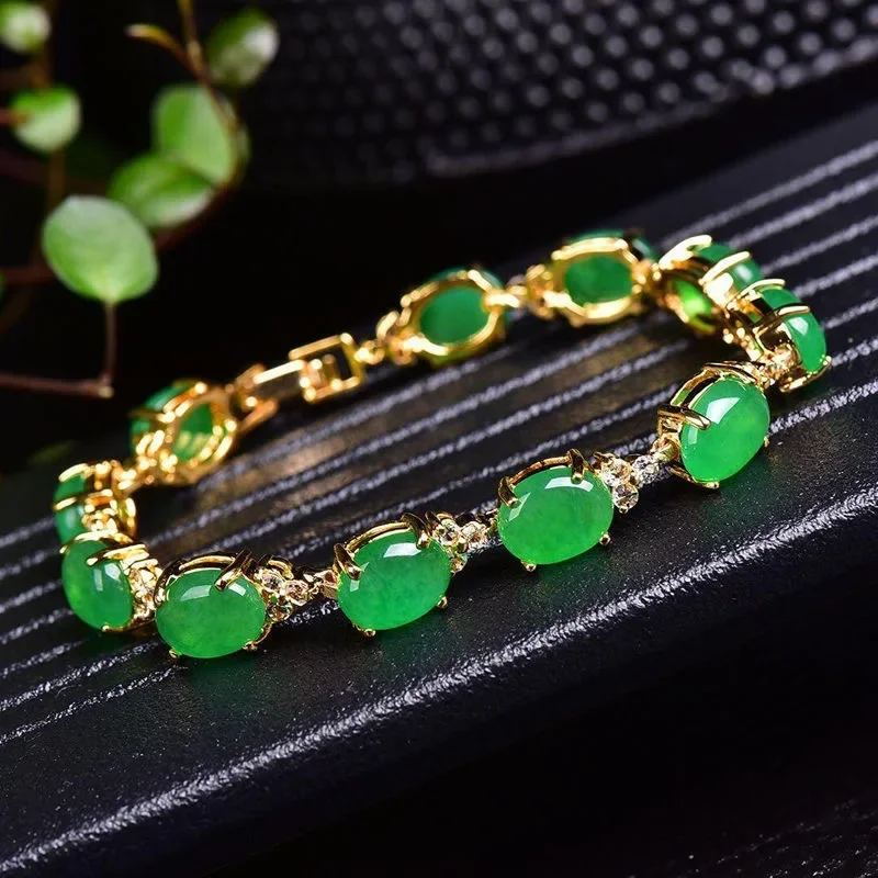 Natürliche Grüne Jade Achat LI – Bracelets Bewertung und Preis