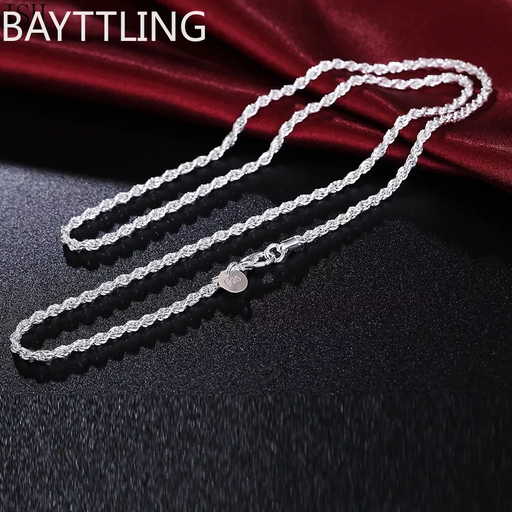 40-60 cm Großhandel 925 Sterli – 925 Sterling Silver Chain Necklace Men Bewertung und Preis