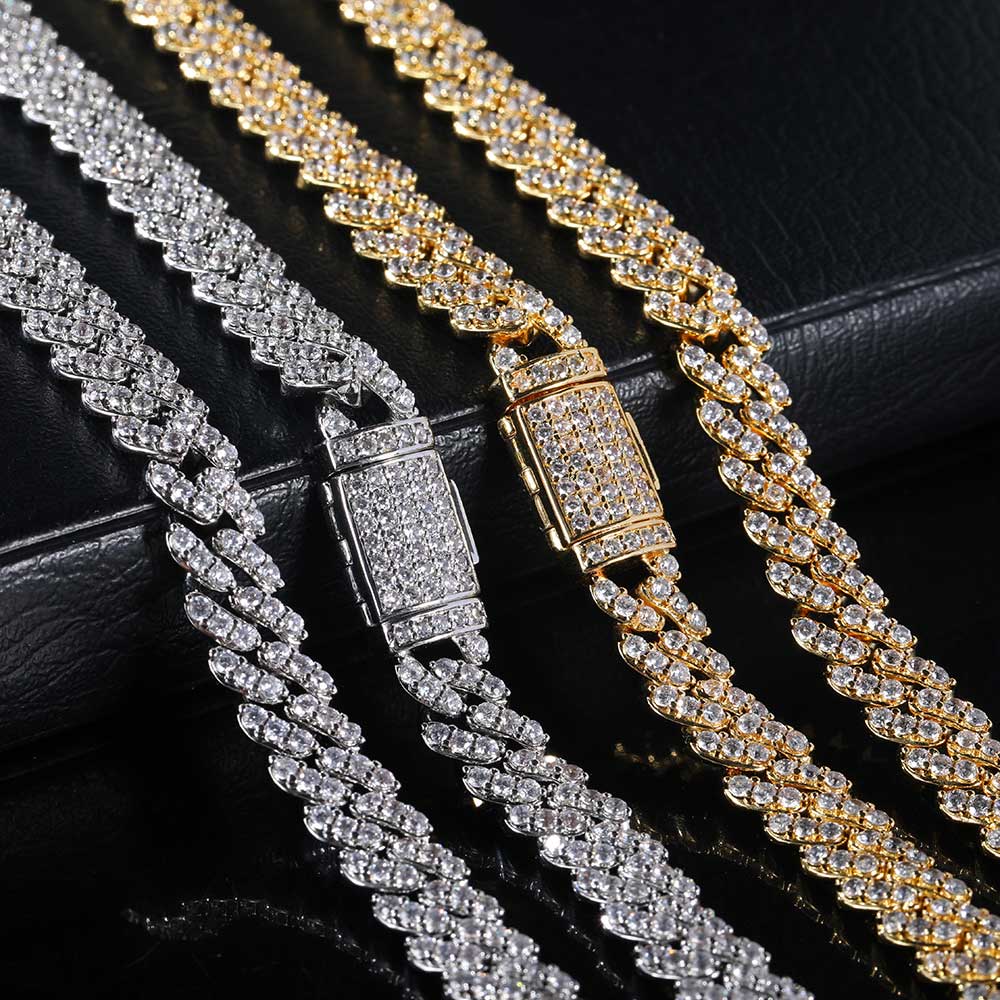 8MM1Row Zirkon Damen Halskette – Cuban Link Chain 12Mm Bewertung und Preis