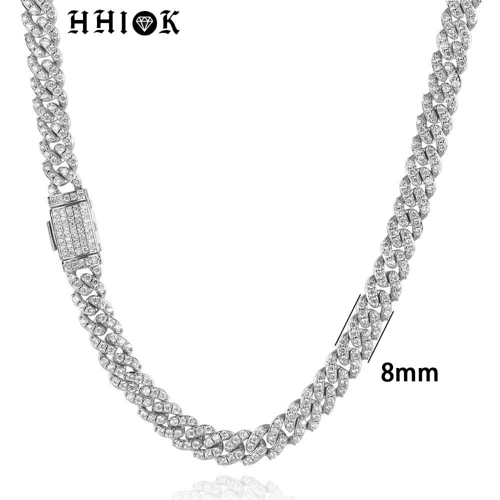 8MM1Row Zirkon Damen Halskette – Cuban Link Chain 12Mm Bewertung und Preis