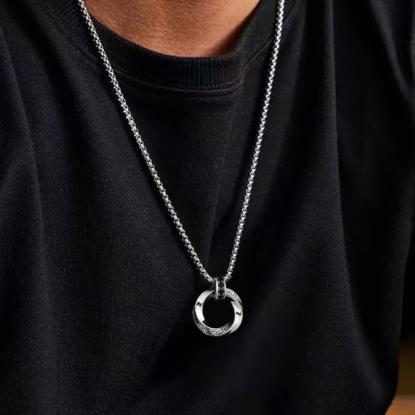 Neue Halskette aus 925er-Sterl – 925 Sterling Silver Chain Necklace Men Bewertung und Preis