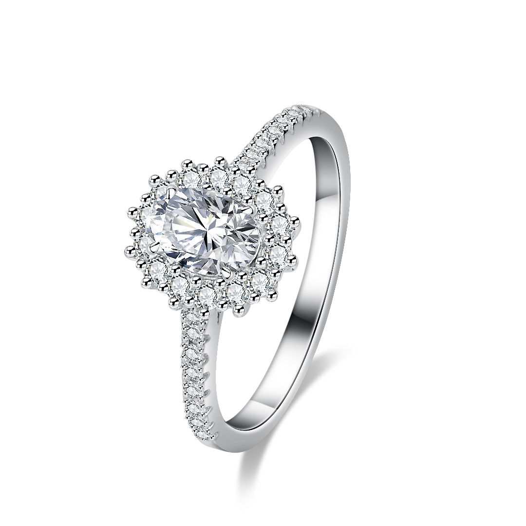 Alien-Moissanit-Ring für Damen – Moissanite Engagement Ring 1 Carat Bewertung und Preis