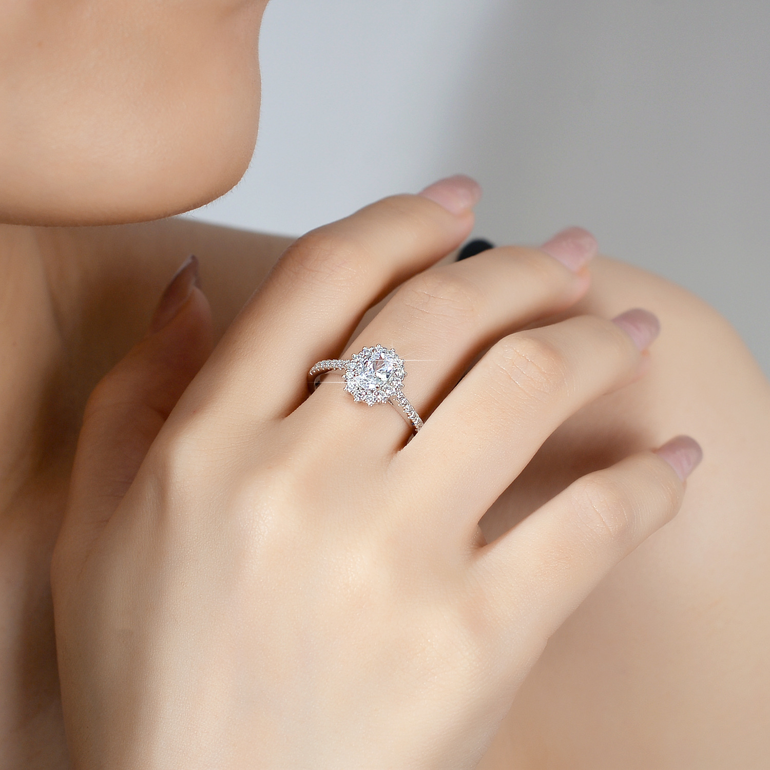 Alien-Moissanit-Ring für Damen – Moissanite Engagement Ring 1 Carat Bewertung und Preis