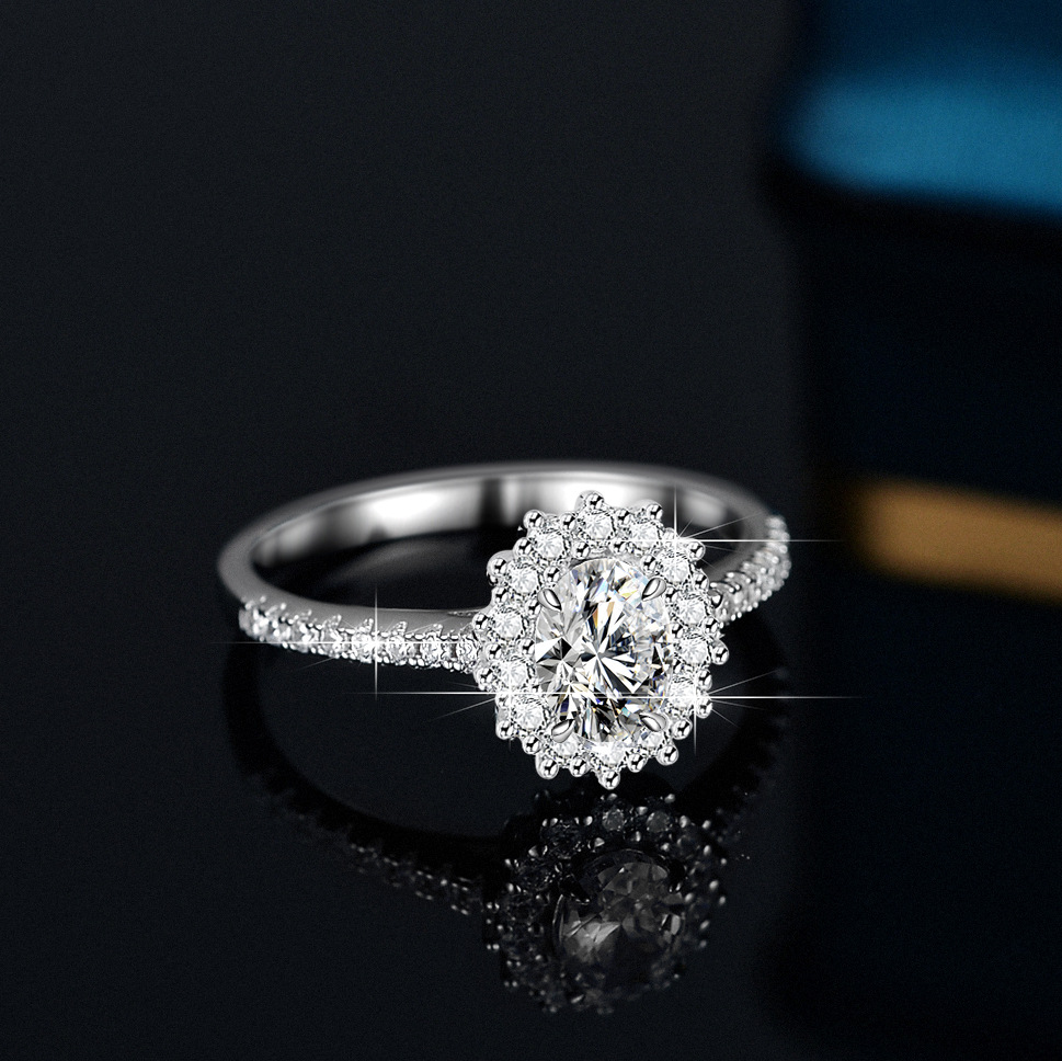 Alien-Moissanit-Ring für Damen – Moissanite Engagement Ring 1 Carat Bewertung und Preis