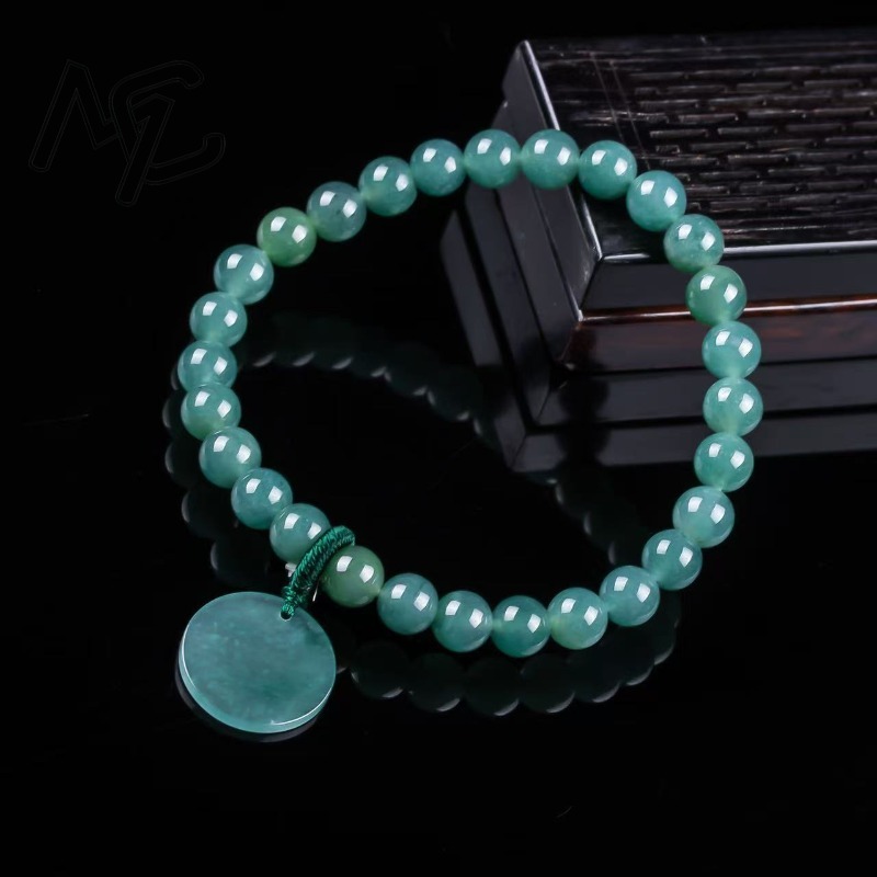 Natürlicher Jadeit Blauwasser- – Bracelets Bewertung und Preis
