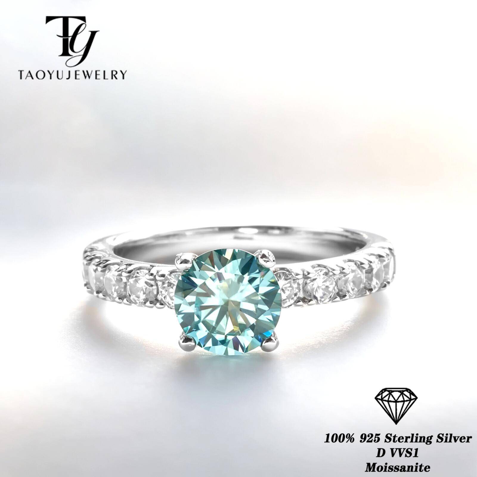 Klassischer 1-Karat-Moissanit- – Moissanite Engagement Ring 1 Carat Bewertung und Preis