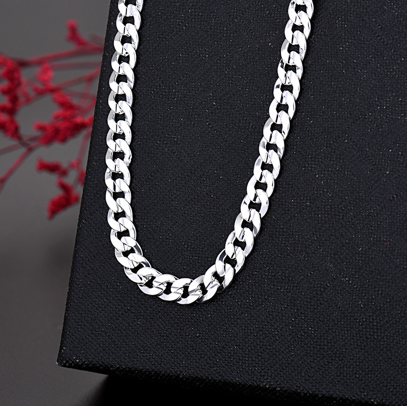 Heißer 925 Sterling Silber Cha – Cuban Link Chain 12Mm Bewertung und Preis