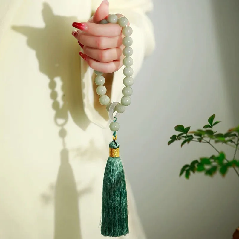 Grüner Jade stein 12mm Perlen  – Bracelets Bewertung und Preis