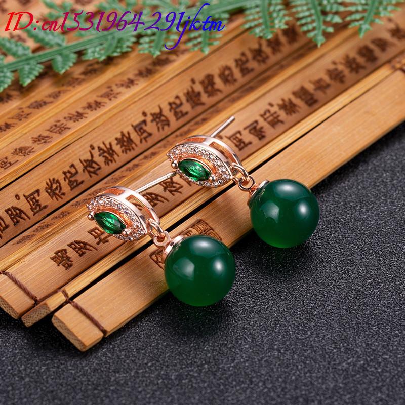 Natürliche Jade Perlen Ohrring – Earrings Bewertung und Preis